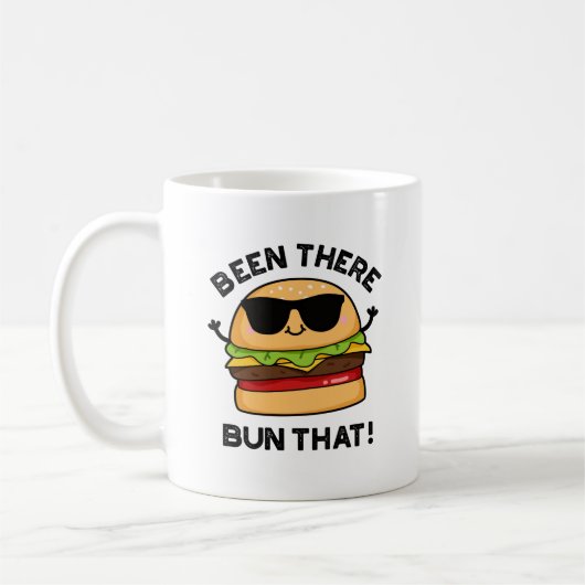 Mug J'Ai Été Là-Bas Ce Burger Pun Drôle (Gauche)