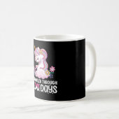 Mug J'ai étincelé pendant 100 jours de l'école Unicorn (Devant droit)
