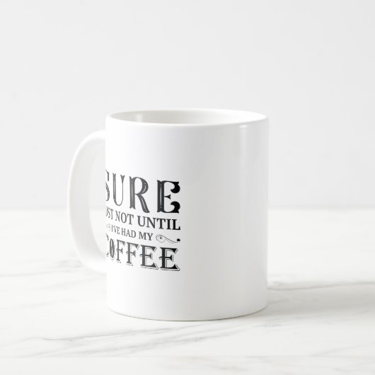 Mug J'ai eu mon café (Devant gauche)