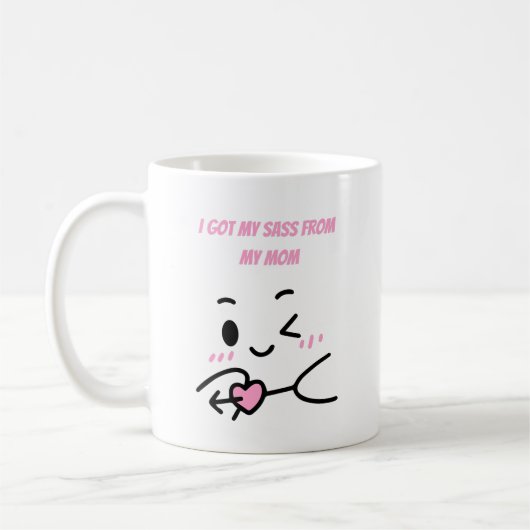 Mug J'ai eu mon répondant de ma mère (Gauche)