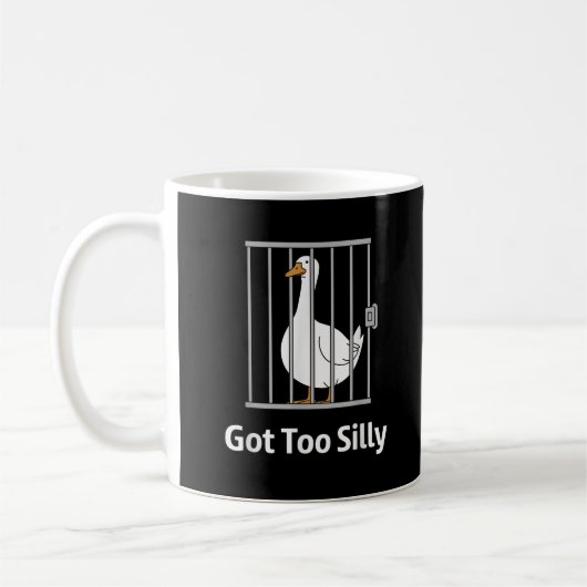 Mug J'ai eu trop bête Humour de jeu d'oies pour l'amou (Gauche)
