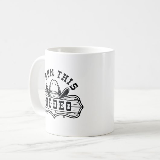 Mug J'Ai Exécuté Ce Rodéo (Devant gauche)