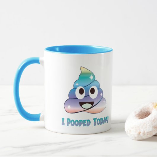 Mug j'ai fait caca aujourd'hui (Avec donut)