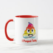 Mug j'ai fait caca aujourd'hui (Gauche)
