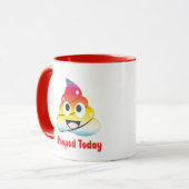 Mug j'ai fait caca aujourd'hui (Devant gauche)
