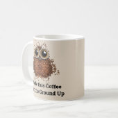 Mug J'ai fait ce café du sol (Devant gauche)