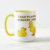 Mug J'Ai Fait Chirurgie En Plastique (Gauche)