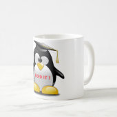MUG "J'AI FAIT" DIPLÔME PENGUIN (Devant droit)