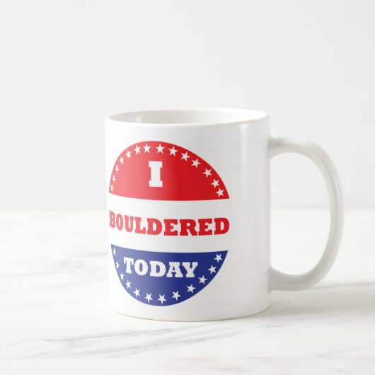 Mug J'ai fait du bloc aujourd'hui (Droite)