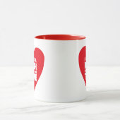 Mug J'AI FAIT UN COEUR D'Amour SOUHAITABLE (Centre)