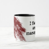 Mug J'ai flanqué... (Centre)