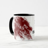 Mug J'ai flanqué... (Devant gauche)