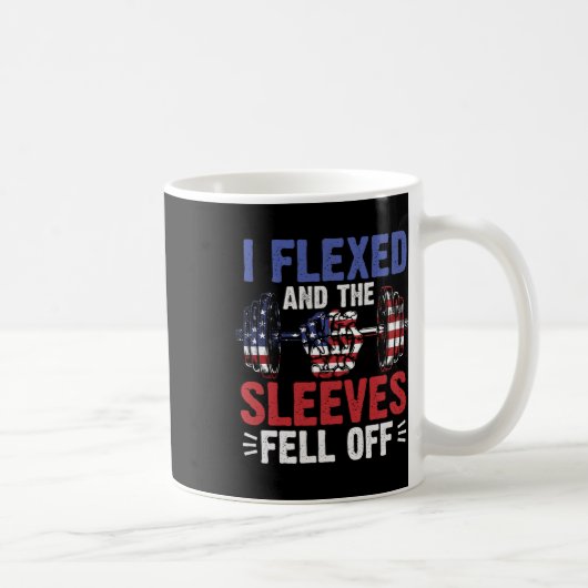 Mug J'Ai Flexé Et Les Manches Sont Tombées De Funny Me (Droite)