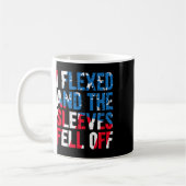 Mug J'Ai Flexé Et Les Manches Sont Tombées Du Drapeau (Gauche)