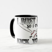 Mug J'Ai Frappé Le Mien....Kick Yours Softball (Devant gauche)