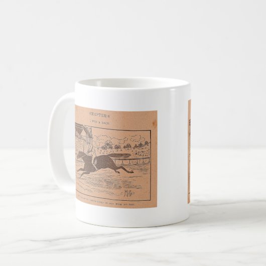 Mug J'Ai Gagné Une Course (Devant gauche)