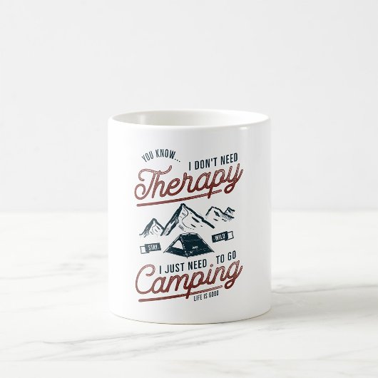 Mug J'ai juste besoin d'aller camper