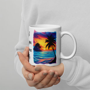 Mug J'ai juste besoin de toi et de couchers de soleil