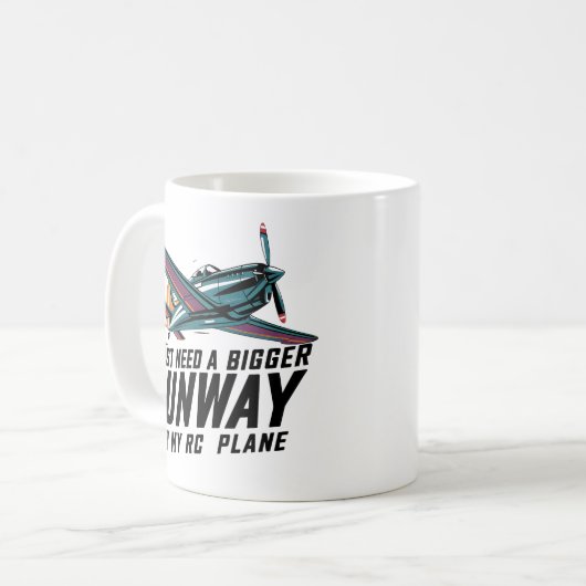 Mug J'ai juste besoin d'une piste plus grande pour mon (Devant gauche)