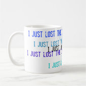 Mug J'ai juste perdu le jeu ! (Gauche)