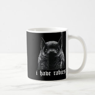 Mug J'ai la rage de chauve-souris vintage Mignonne cha
