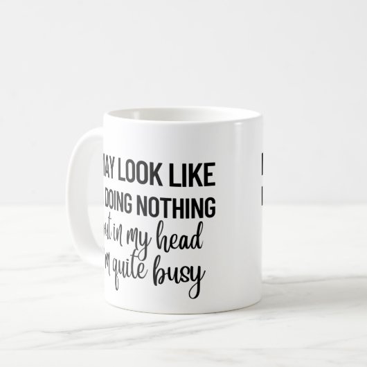 Mug J'ai l'air de ne rien faire (Devant gauche)