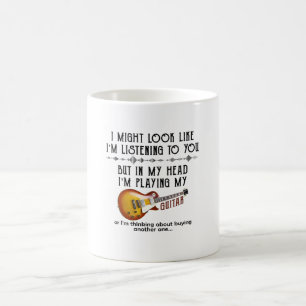 Mug J'Ai L'Air De Vous Écouter Jouer À La Guitare