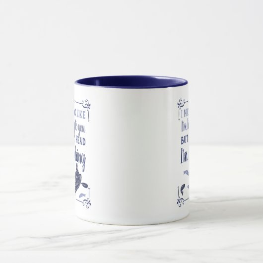 Mug J'ai l'air d'écouter Funny Kayak (Centre)