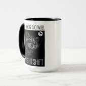 Mug J'ai l'air normal mais je travaille la nuit (Devant gauche)