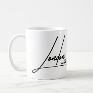 Mug J'ai laissé mon cœur à Londres Angleterre Souvenir