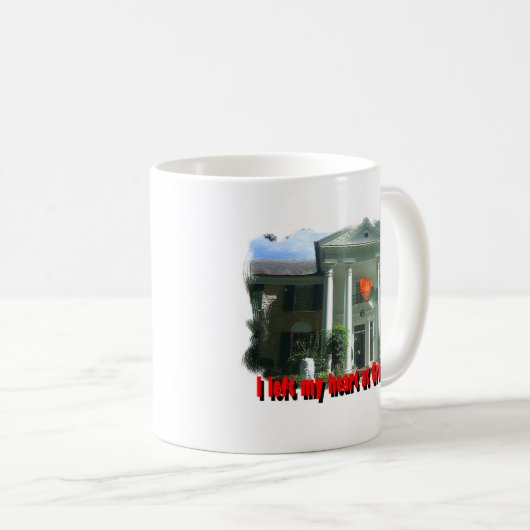 Mug J'ai laissé mon coeur chez Graceland (Devant droit)