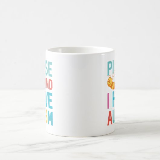 Mug J'ai l'autisme (Centre)