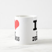 MUG J'AI LE COEUR (AMOUR) DE DUCKLINGS DIFFICILES (Centre)