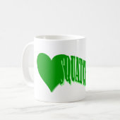 Mug J'ai le coeur squatchine (Devant gauche)