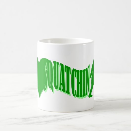 Mug J'ai le coeur squatchine (Centre)