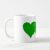 Mug J'ai le coeur squatchine (Gauche)