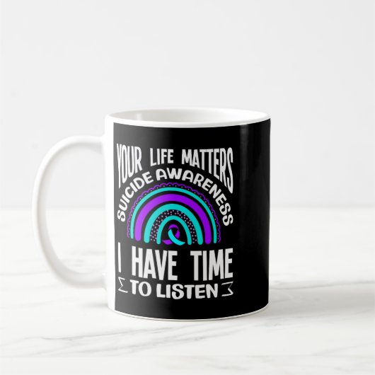 Mug J'ai le temps d'écouter Conception de sensibilisat (Gauche)