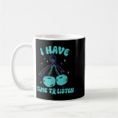 Mug J'Ai Le Temps D'Écouter La Santé Mentale Et Le Sui (Gauche)
