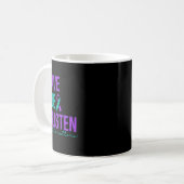 Mug J'Ai Le Temps D'Écouter La Sensibilisation À La Pr (Devant gauche)