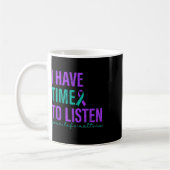 Mug J'Ai Le Temps D'Écouter La Sensibilisation À La Pr (Gauche)
