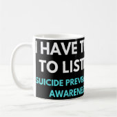 Mug J'Ai Le Temps D'Écouter La Sensibilisation À La Pr (Gauche)