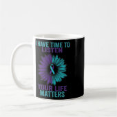 Mug J'Ai Le Temps D'Écouter La Sensibilisation À La Pr (Gauche)