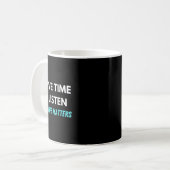 Mug J'Ai Le Temps D'Écouter La Sensibilisation À La Pr (Devant gauche)