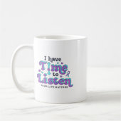 Mug J'ai le temps d'écouter Prévention du suicide et s (Gauche)