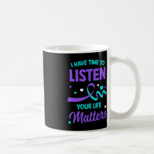 Mug J'ai le temps d'écouter Santé mentale Éveil au sui