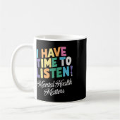 Mug J'ai le temps d'écouter Sensibilisation à la santé (Gauche)