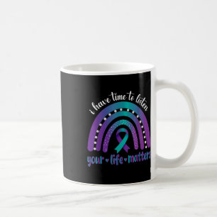 Mug J'Ai Le Temps D'Écouter Sensibilisation Au Suicide