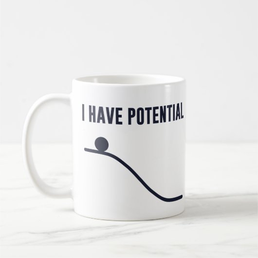 Mug J'ai l'énergie potentielle (Gauche)