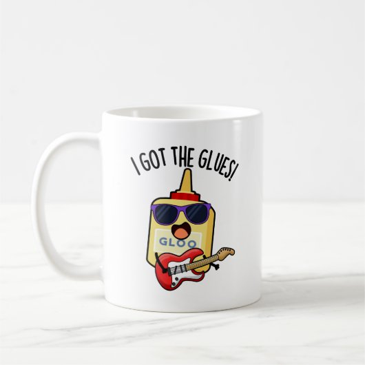 Mug J'ai les colles Blues drôle Pun (Gauche)