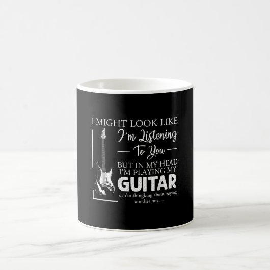 Mug J'ai l'impression de t'écouter de la guitare music (Centre)